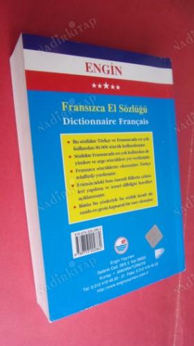 Fransızca El Sözlüğü - Dictionnaire Français - Fransızca Türkçe / Türkçe Fransızca