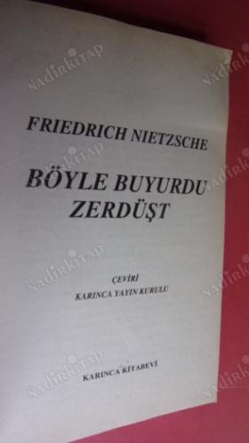 BÖYLE BUYURDU ZERDÜŞT
