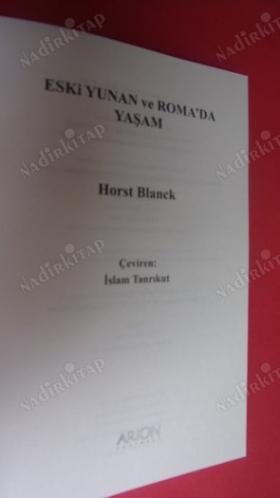 ESKİ YUNAN VE ROMA'DA YAŞAM
