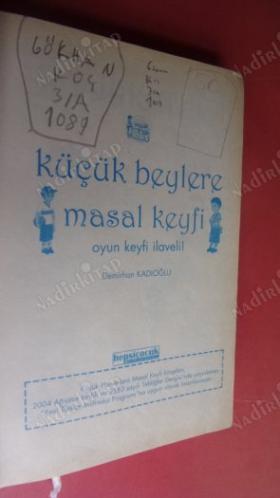 KÜÇÜK BEYLERE MASAL KEYFİ