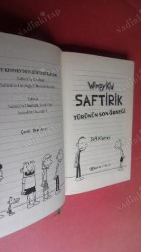 SAFTİRİK TÜRÜNÜN SON ÖRNEĞİ