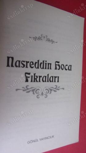 NASREDDİN HOCA FIKRALARI
