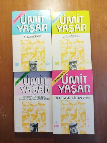 ÜMİT YAŞAR OĞUZCAN TÜM ŞİİRLERİ 1- ACILAR DENİZİ 2- YÜZ YIL YANARIM YANMAYI ÖĞRENDİMSE 3- İKİ KİŞİYE BİR DÜNYA 4 -SÖZÜM MECLİSTEN DIŞARI (4 Kitap)