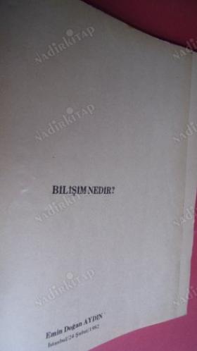 BİLİŞİM NEDİR