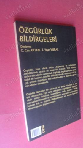 ÖZGÜRLÜK BİLDİRGELERİ