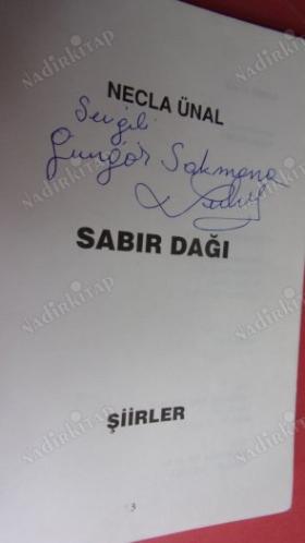 SABIR DAĞI - ŞİİRLER- İMZALI -