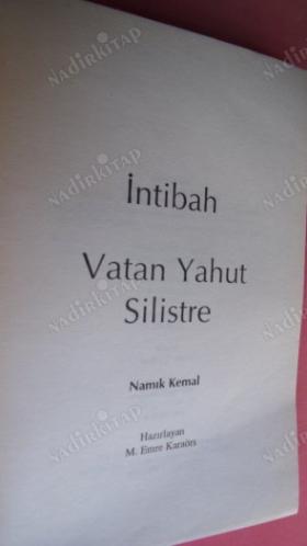 İNTİBAH VE VATAN YAHUT SİLİSTRE