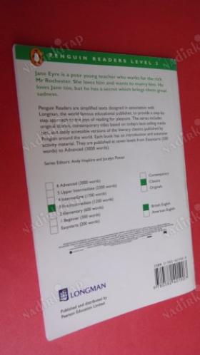 Jane Eyre - Charlotte Brontes - Penguin Readers - İngilizce Kitap LEVEL -3