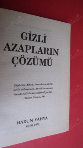 GİZLİ AZAPLARIN ÇÖZÜMÜ