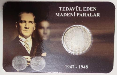 1947 Yılı Gümüş 50 Kuruş..