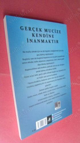 GERÇEK MUCİZE KENDİNE İNANMAKTIR Hayat Bir Gün, O da Bugün [1.BASKI] ORİJİNAL AYRACI HEDİYE
