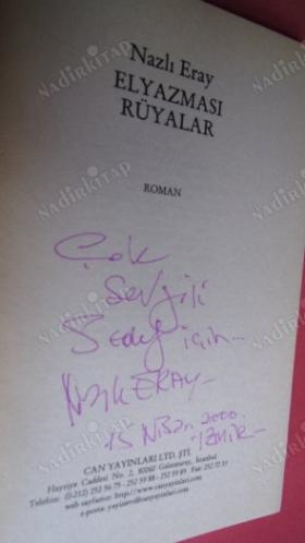 ELYAZMASI RÜYALAR // İLK BASIM - İMZALI //