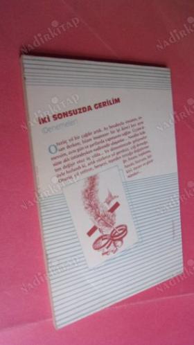 İKİ SONSUZDA GERİLİM (Denemeler)
