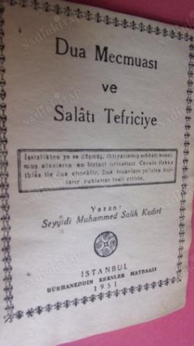 DUA MECMUASI VE SALATI TEFRİCİYE