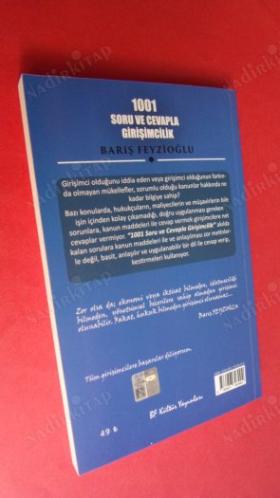1001 soru ve cevapla girişimcilik Barış Feyzioğlu