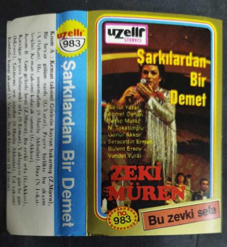 SADECE KARTONETTİR * KASET YOKTUR * ZEKİ MÜREN * ŞARKILARDAN BİR DEMET