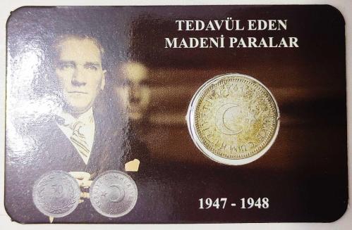 1947 Yılı Gümüş 50 Kuruş..