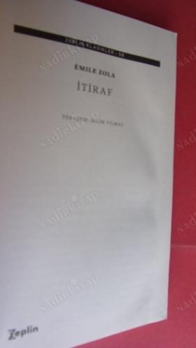İTİRAF. // İLK BASIM //
