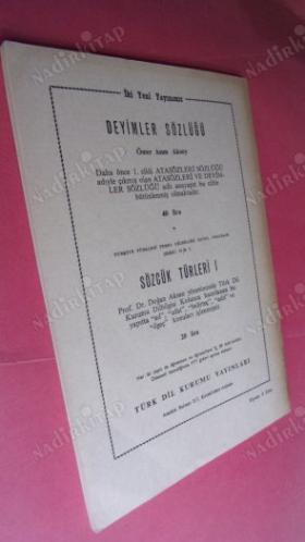 TÜRK DİLİ AYLIK DİL VE EDEBİYAT DERGİSİ SAYI - 299-AĞUSTOS-1976
