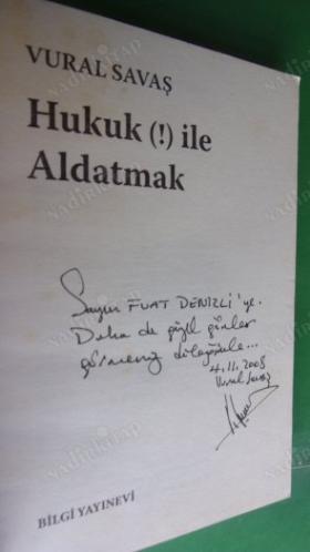 HUKUK ( ! ) İLE ALDATMAK // Fuat Denizliye.İMZALI //