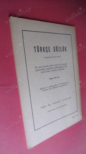 TÜRK DİLİ AYLIK DİL VE EDEBİYAT DERGİSİ SAYI - 287-AĞUSTOS .1975
