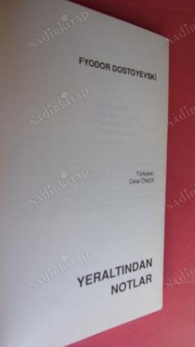 YERALTINDAN NOTLAR