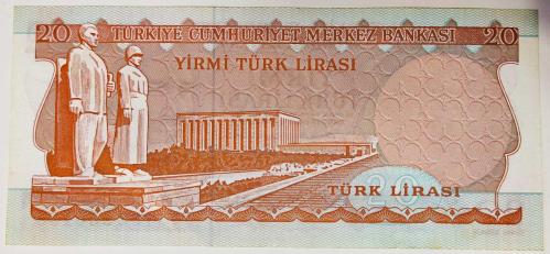 6 Emisyon III. Tertip 20 Türk Lirası Seti I32 950 155 Anıtkabir Görselli..