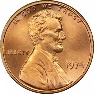 Amerika Birleşik Devletleri ABD 1 Cent 1975 Lincoln Madeni Para