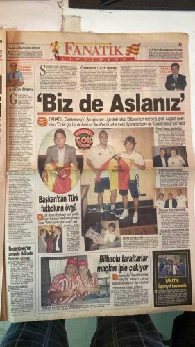 FANATİK SPOR GAZETESİ - TURKISH NEWSPAPER - DOĞUM GÜNÜ HEDİYESİ  - EKSİKSİZ TAM TAKIM GAZETE - 1 EYLÜL 1998 - SAYI: 1017 - SELAMI ÖZDEMIR - MUSTAFA DENIZLI - ELVIR BALIC - SINEM ÖZÜTAMER - FATIH TERIM - HAKAN ŞÜKÜR - HAGI - HASAN SAŞ - TUGAY - TAFFAREL - FARUK SÜREN - ÜNAL ERZEN - BU VATAN HEPİMİZİN - GERÇEK SPOR GAZETESİ - FANATIK - DERS VERDİ - HİÇBİR ENDİŞEM YOK - HER TAKIMI YENERİZ - BALIC’TEN SÜRPRİZ NİKAH - SON GOL BEKARLIĞA - DÜNYA KARMASI ANİDEN DEĞİŞTİ - HOLLANDA’DA RIJKAARD DEVRİ - YASTIKTA KOCAYIN - BİR TEK BAŞKAN HABERLİYDİ - CİM BOM COŞTU BİR KERE - ÇEK İSYANI - SEBA UZAN SIKINTI BASTI - BİLBAO’DA GALATASARAY’IN - BU ASLAN’A ALKIŞ - TERİMLİ CİM BOM KATLAYA KATLAYA - HAGİ’YE GERİ DÖN BASKISI - KRAL’A TEBRİK - SÜREN BORÇLARI DONDURDU - ERZEN GÖREVİNE BAŞLADI - BU GOLÜN TUGAY İÇİN DEĞERİ FARKLI - OĞLUNA SÖZ VERMİŞTİ - BİZ HAVALANMADIK - TAFFAREL’E ÖVGÜLER - HER MAÇTA DEVLEŞİYOR - GALATASARAY - FENERBAHÇE - BEŞİKTAŞ - TRABZONSPOR - PARMA - GRASSHOPPER - ISTANBULSPOR - R.ZARAGO