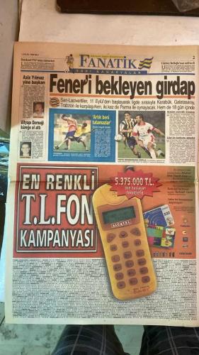 FANATİK SPOR GAZETESİ - TURKISH NEWSPAPER - DOĞUM GÜNÜ HEDİYESİ  - EKSİKSİZ TAM TAKIM GAZETE - 1 EYLÜL 1998 - SAYI: 1017 - SELAMI ÖZDEMIR - MUSTAFA DENIZLI - ELVIR BALIC - SINEM ÖZÜTAMER - FATIH TERIM - HAKAN ŞÜKÜR - HAGI - HASAN SAŞ - TUGAY - TAFFAREL - FARUK SÜREN - ÜNAL ERZEN - BU VATAN HEPİMİZİN - GERÇEK SPOR GAZETESİ - FANATIK - DERS VERDİ - HİÇBİR ENDİŞEM YOK - HER TAKIMI YENERİZ - BALIC’TEN SÜRPRİZ NİKAH - SON GOL BEKARLIĞA - DÜNYA KARMASI ANİDEN DEĞİŞTİ - HOLLANDA’DA RIJKAARD DEVRİ - YASTIKTA KOCAYIN - BİR TEK BAŞKAN HABERLİYDİ - CİM BOM COŞTU BİR KERE - ÇEK İSYANI - SEBA UZAN SIKINTI BASTI - BİLBAO’DA GALATASARAY’IN - BU ASLAN’A ALKIŞ - TERİMLİ CİM BOM KATLAYA KATLAYA - HAGİ’YE GERİ DÖN BASKISI - KRAL’A TEBRİK - SÜREN BORÇLARI DONDURDU - ERZEN GÖREVİNE BAŞLADI - BU GOLÜN TUGAY İÇİN DEĞERİ FARKLI - OĞLUNA SÖZ VERMİŞTİ - BİZ HAVALANMADIK - TAFFAREL’E ÖVGÜLER - HER MAÇTA DEVLEŞİYOR - GALATASARAY - FENERBAHÇE - BEŞİKTAŞ - TRABZONSPOR - PARMA - GRASSHOPPER - ISTANBULSPOR - R.ZARAGO