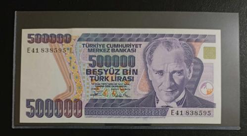 7.EMİSYON E SERİSİ 500.000 LİRA ÇİL KONDİSYONDA