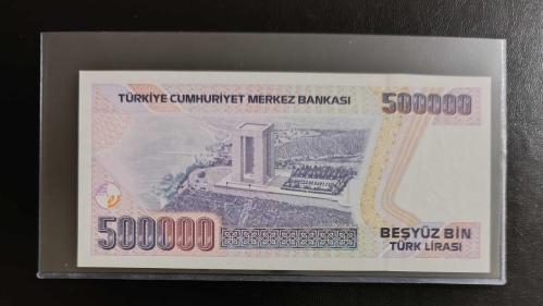7.EMİSYON E SERİSİ 500.000 LİRA ÇİL KONDİSYONDA