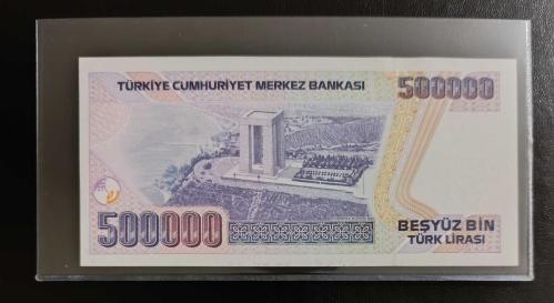 7. EMİSYON F SERİSİ 500.000 LİRA ÇİL KONDİSYONDA