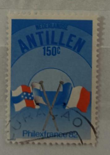 Hollanda Antilleri _ Damgalı pul