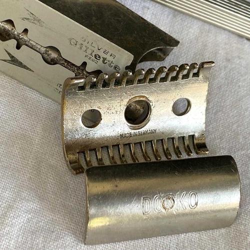 1930 Alman Dorko Pirinç Döküm Tıraş Seti