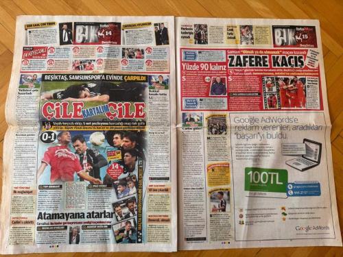 FOTOMAÇ GAZETESİ - 2 NİSAN 2012 - DÜNYA FANİ DÜSTLUK BAKİ - KARA MURAT - G.SARAYLIYIM AVRUPANIN EFENDİSİYİM - ORDU'NUN DERELERİ - ŞAMPİYONLUK TURU İÇİN GELİYORUZ - HEDEF 5'TE 5 - ÜÇTE ÜÇ YAPALIM - KARTAL TUR AŞKINA - IŞIK GÖRÜNDÜ - BOMBARDIRIMAN - BÜYÜK USTA - KRALA REKOR DOPİNGİ - BANK ASYA CADI KAZANI - ÇAKIR 'ÇARPTI' - SOW TEHLİKESİ - FATİH TERİM - AYKUT KOCAMAN - ŞENOL GÜNEŞ - ÜNAL AYSAL - AZİZ YILDIRIM - FİKRET ORMAN - ADNAN ÖZTÜRK - SADRİ ŞENER - ALEX DE SOUZA - MOUSSA SOW - BURAK YILMAZ - SELÇUK İNAN - FELIPE MELO - MUSLERA - MANUEL FERNANDES - RICARDO QUARESMA - GUSTAVO COLMAN - NECATİ ATEŞ - EMRE BELÖZOĞLU - GÖKHAN GÖNÜL - OLCAN ADIN - CÜNEYT ÇAKIR - BÜLENT YILDIRIM - HINCAL ULUÇ - MERT AYDIN - GÜRCAN BİLGİÇ - HAKKI YALÇIN - SELÇUK YULA - TURGAY DEMİR - SAVAŞ ÇORLU - CENGİZ TOKGÖZ - GENCO BORAN - ÇAĞDAŞ SEVİNÇ - ORHUN GENCER - BARIŞ DİNÇARSLAN - EFE UYSAL - ALİ ERİM - AHMET ÇALIK - ZEKİ UZUNDURUKAN - NECMİ PEREKLİ - EMRE BOL - RECEP TAYYİP ERDOĞAN - MICHEL PLATINI