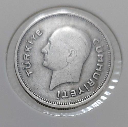 1935 YILI ORİJİNAL GÜMÜŞ 50 ELLİ KURUŞ AA2UU1 ÇOK NADİR
