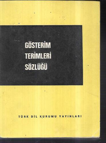 Gösterim Terimleri Sözlüğü