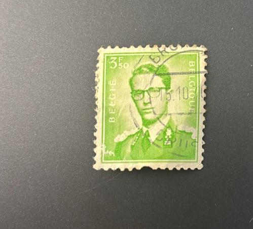 Belçika Pulu - Belgium Stamp - Postadan Geçmiş Pul Filateli - 1970 DAMGALI - KRAL BAUDOUIN TEMALI PUL , 3 PARA - YABANCI PULLAR-NOSTALJİK DOĞUM GÜNÜ HEDİYESİ