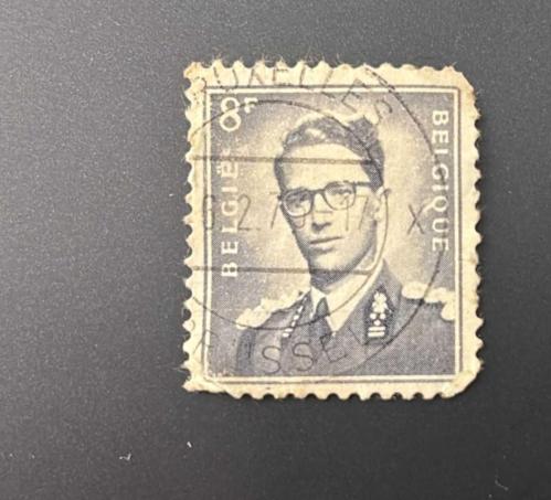 Belçika Pulu - Belgium Stamp - Postadan Geçmiş Pul Filateli - 1973 DAMGALI - KRAL BAUDOUIN TEMALI PUL , 8 PARA - YABANCI PULLAR-NOSTALJİK DOĞUM GÜNÜ HEDİYESİ