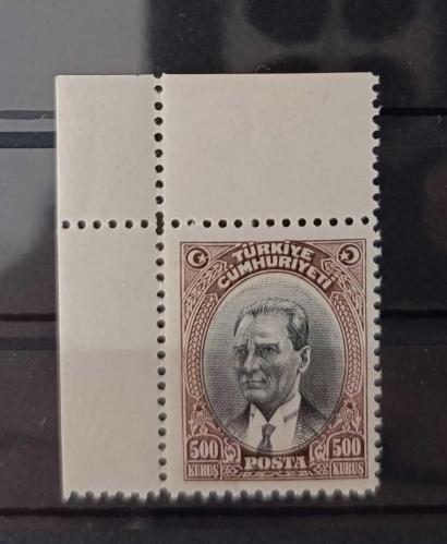 LOT.16 » 1930 Londra 500 kuruş kusursuz mnh_ İsfila 2026 katalog 5400 tl
