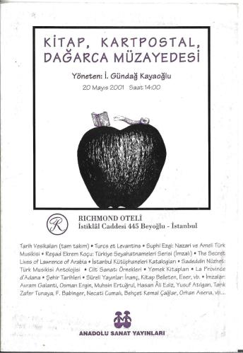Kitap Kartpostal Dağarca Müzayedesi 20 Mayıs 2001