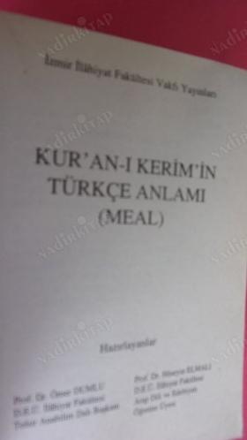 KUR'AN-I. KERİM'İN TÜRKÇE ANLAMI. (MEAL ) .. CEP BOY..