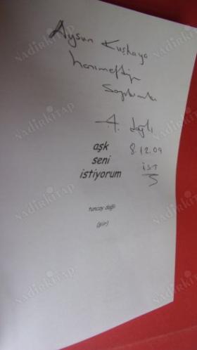 AŞK SENİ İSTİYORUM // İMZALI //