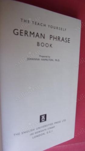 GERMAN PHRASE BOOK