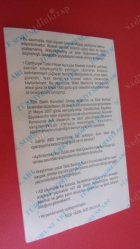 TÜRKİYE SORUNLARI SAYI:69. HAZİRAN .2007