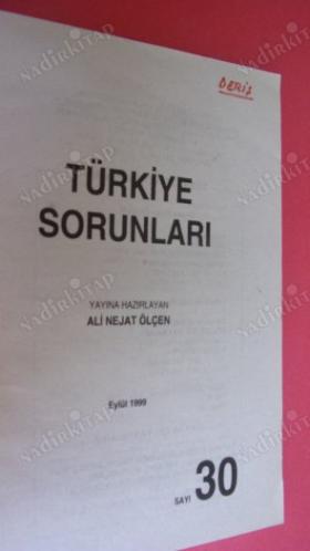 TÜRKİYE SORUNLARI SAYI:34 MART 2000