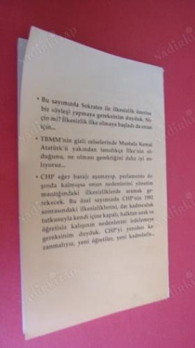 TÜRRKİYE SORUNLARI SAYI:29 MAYIS 1999 / CHP'Yİ YENİDEN KAZANMAK