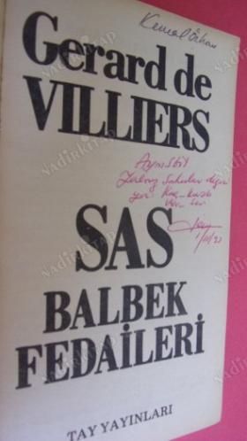 SAS BALBEK FEDAİLERİ sas:27 Gerard De Villiers