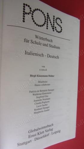 PONS Wörterbuch für Schule und Studium Teil.1 Italienisch-Deutsch.